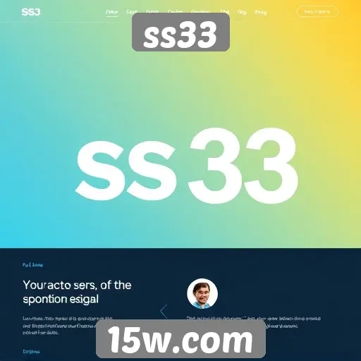 Evolução do design no site ss33